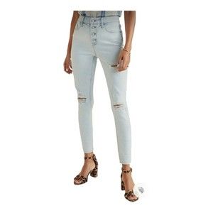 Old Navy Women 4 High Rise Rockstar Super Skinny Jeans Secret Slim Pockets Pants